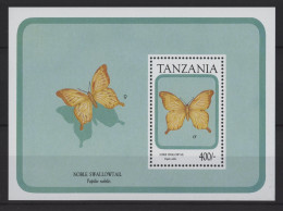 Tanzania - 1991 Butterflies Block (2) MNH__(TH-26871) - Tanzania (1964-...)