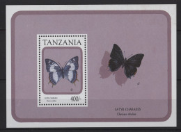 Tanzania - 1991 Butterflies Block (3) MNH__(TH-26872) - Tanzania (1964-...)