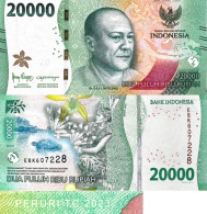 INDONESIA 20000 Rupiah 2023 P W166 UNC - Indonesië