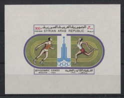 Syria - 1980 Summer Olympics Moscow Block MNH__(TH-24105) - Syria