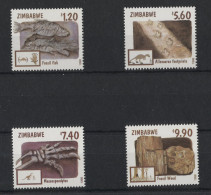 Zimbabwe - 1998 Fossils MNH__(TH-23058) - Zimbabwe (1980-...)