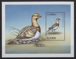 Zambia - 2000 Birds Block (1) MNH__(TH-27246) - Zambie (1965-...)