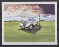 Zambia - 1998 Cars Block (2) MNH__(TH-25055) - Zambia (1965-...)