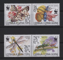 Yugoslavia - 2004 Insects Pairs MNH__(TH-26961) - Nuovi