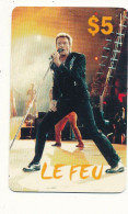 TE 28 / TELECARTE JOHNNY HALLIDAY  LE FEU  TIRAGE 1000 EX - Ontwikkeling