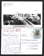 Foto Real Catedral E Câmara Municipal De Lourenço Marques Circulado 1962. Stamp Vila António Enes. Real Photo Of The Lou - Mosambik