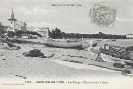 06)  CROS De CAGNES  -  La Plage  - Environs De Nice - Cagnes-sur-Mer