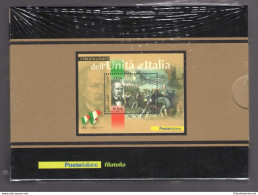 2011 Italia - Repubblica , 150° Anniversario Unità D'Italia , Foglietto In Arg - Blocks & Sheetlets