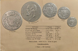 Lihtenstein, Coins I/II- VF,  780 - Monedas (representaciones)