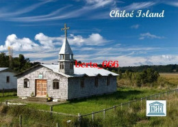 Chile Chiloé Island Church UNESCO New Postcard - Chile