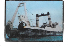 Théme-Transpot-Bateaux De Pêche-Une Vue Du " CHALUTIER *LE FINLANDE " Le Seul Bateau De Françe  A Pecher La CREVETTE - Pesca