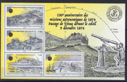 TAAF 2024 - Observatoires Astronomiques De 1874 - Blocs-feuillets