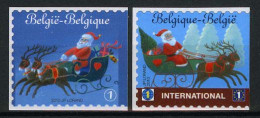 België 4087a/88a - Kerstmis 2010 - Noël - Rechts Ongetand - Neufs