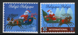 België 4087a/88a - Kerstmis 2010 - Noël - Rechts Ongetand - Neufs