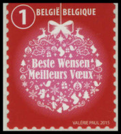 België 4567a - Kerstmis 2015 - Noël - Boven Ongetand - Nuevos