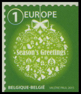 België 4568c - Kerstmis 2015 - Noël - Onder En Rechts Ongetand - Unused Stamps