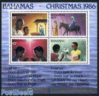 Bahamas 1986 Christmas S/s, Mint NH, Religion - Christmas - Noël