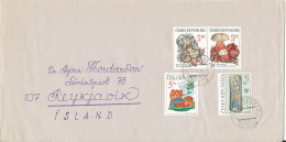 Czech Republic Cover Sent To Iceland 17-10-2000 Topic Stamps - Verzamelingen & Reeksen