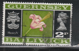 4GRANDE-BRETAGNE-GUERNSEY 054 // YVERT 5 BAILIWICK // 1967-70 - Usados