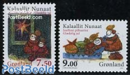 Greenland 2011 Christmas 2v, Mint NH, Religion - Christmas - Unused Stamps