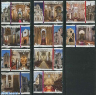Portugal 2012 Cathedrals 10v, Mint NH, Religion - Churches, Temples, Mosques, Synagogues - Neufs