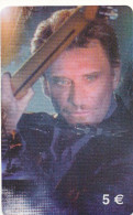 TE 45 / TELECARTE JOHNNY HALLIDAY   TIRAGE 500 EX - Cultura