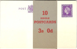 GB QEII Complete Pack Of 10 X 3d Postal Stationery Cards With Original Sales Band Unused - Luftpost & Aerogramme