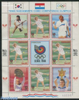 Paraguay 1988 Olympic Games, Tennis M/s, Mint NH, Sport - Sport (other And Mixed) - Tennis - Tennis