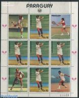 Paraguay 1986 Boris Becker M/s, Mint NH, Sport - Tennis - Tenis