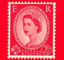 Nuovo - MNH - GB  GRAN BRETAGNA - 1954 - Regina Elisabetta II - Piante Selvatiche Predecimale - Queen Elizabeth II - 2.5 - Ungebraucht