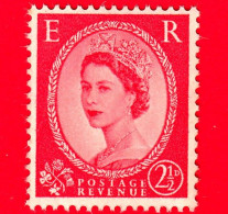 Nuovo - MNH - GB  GRAN BRETAGNA - 1954 - Regina Elisabetta II - Piante Selvatiche Predecimale - Queen Elizabeth II - 2.5 - Nuevos