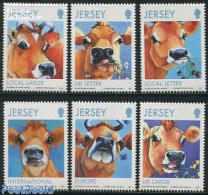 Jersey 2013 Cows 6v, Mint NH, Nature - Animals (others & Mixed) - Cattle - Jersey