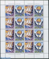 Greece 2004 Europa 2 M/ss, Mint NH, History - Transport - Europa (cept) - Balloons - Ships And Boats - Nuevos