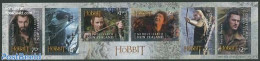 New Zealand 2013 Middle Earth 6v S-a, Mint NH, Performance Art - Film - Movie Stars - Art - Science Fiction - Nuevos