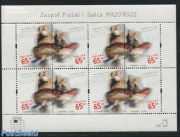 Poland 1998 Mazowsze M/s, Mint NH, Performance Art - Various - Dance & Ballet - Folklore - Unused Stamps