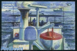 Aland 2014 Norden S/s, Mint NH, History - Transport - Europa Hang-on Issues - Ships And Boats - Art - Paintings - Idee Europee