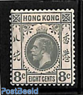Hong Kong 1912 8c, WM Mult.Crown-CA, Stamp Out Of Set, Unused (hinged) - Neufs