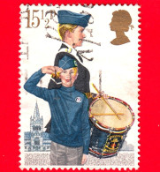 GB  - UK - GRAN BRETAGNA - Usato - 1982 - Organizzazioni Giovanili - Musica - Strumenti Musicali - Boy's Brigade - 15 ½ - Gebraucht