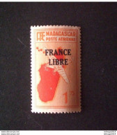 MADAGASCAR 1935-38 AIRMAIL TIMBRES DE FRANCE LIBRE MNH VERY RARE - Luftpost