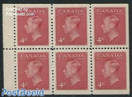 Canada 1949 4c, Booklet Pane, Mint NH - Nuovi