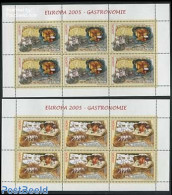 Romania 2005 Europa, Gastronomy 2 M/ss, Mint NH, Health - History - Nature - Various - Food & Drink - Europa (cept) - .. - Unused Stamps