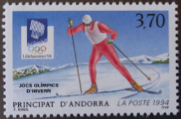 ANDORRE FR 1994 N°441 NEUF** - 3.70F JO HIVER - MNH - COT. 2.50€ - Unused Stamps