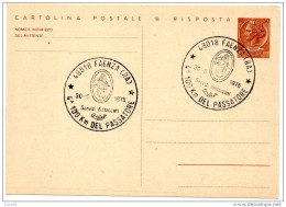 1976 CARTOLINA CON ANNULLO SPECIALE  FAENZA RAVENNA   - 100 KM DAL PASSATORE - Stamped Stationery