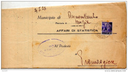 1944  LETTERA CON ANNULLO ANNONE VENETO VICENZA - Marcophilia