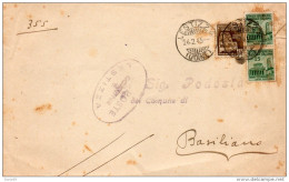 1945  LETTERA CON ANNULLO LESTIZZA UDINE - Storia Postale