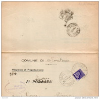 1945 LETTERA CON ANNULLO SANTORSO  VICENZA - Poststempel