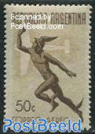 Argentina 1940 50c, Stamp Out Of Set, Mint NH, Religion - Transport - Greek & Roman Gods - Aircraft & Aviation - Ongebruikt