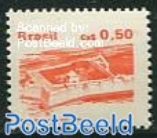 Brazil 1986 Definitive 1v (0.50), Perf 13:12.75, Mint NH, Art - Castles & Fortifications - Unused Stamps