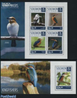 Solomon Islands 2014 Kingfishers 2 S/s, Mint NH, Nature - Birds - Solomoneilanden (1978-...)