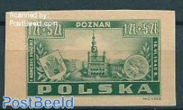 Poland 1945 Postal Congress 1v, Imperforated, Mint NH, History - Coat Of Arms - Post - Unused Stamps